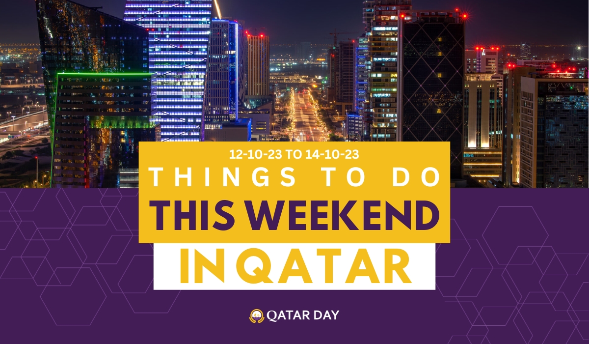 Things to do in Qatar this weekend: October 12 to October 14, 2023